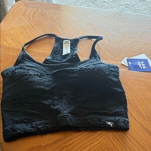 JoyLab Black Lace Sports Bra